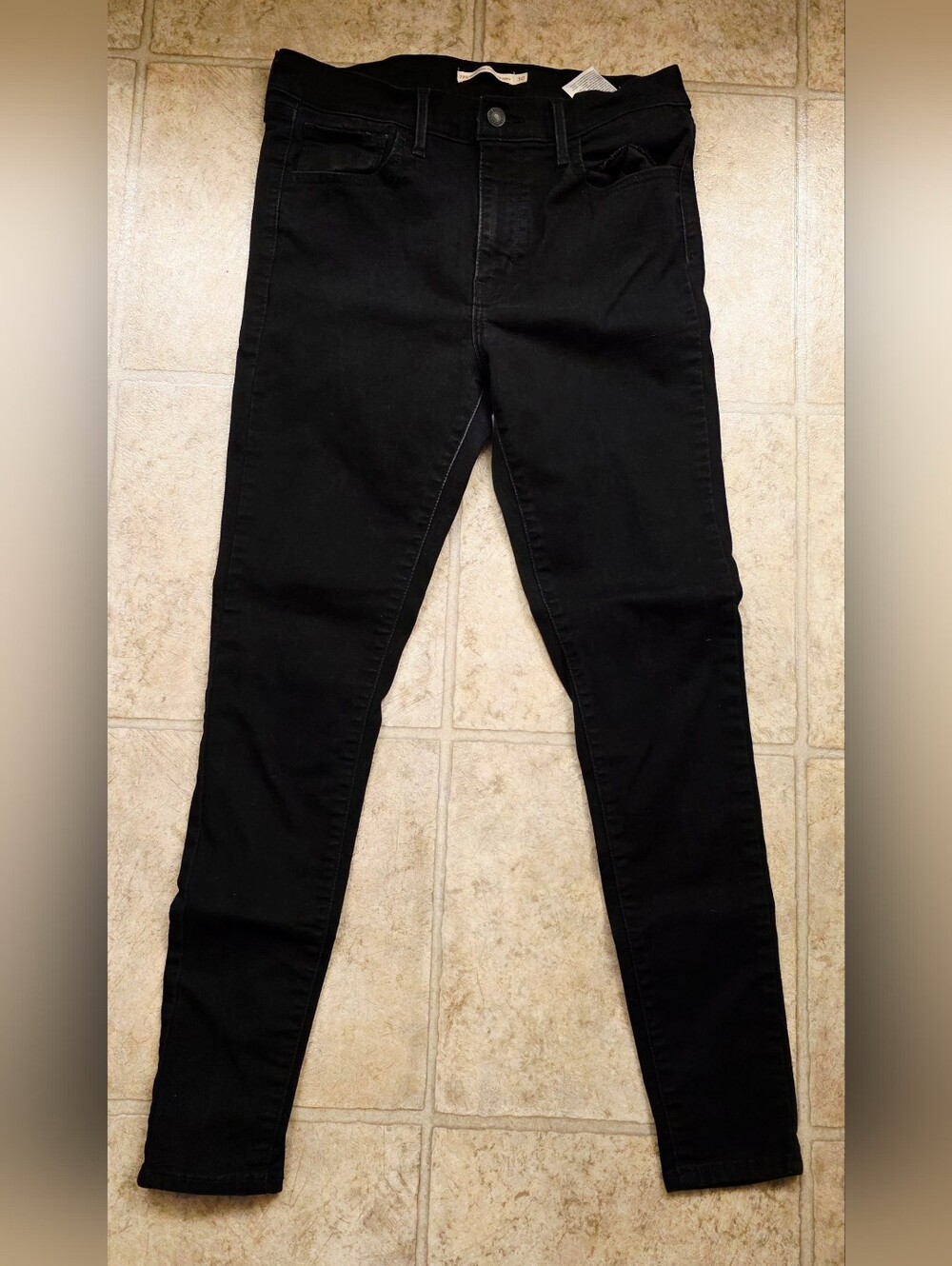 Levis 720 Women's Black Skinny Jeans